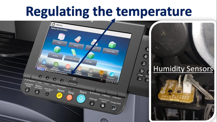 Kyocera 3212i regulating the temperature