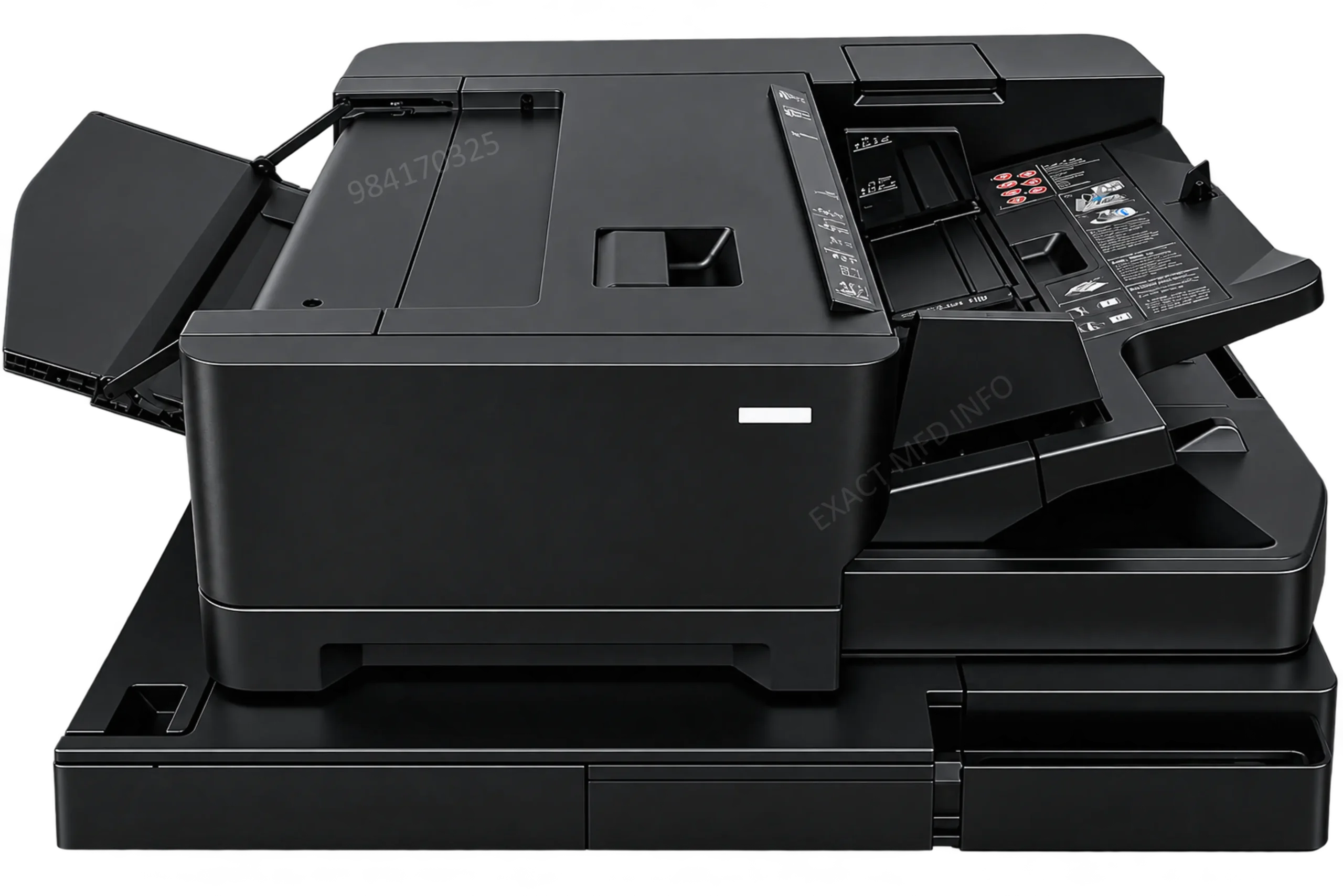 High-speed print and scan up to 105 ppm and 300 ipm