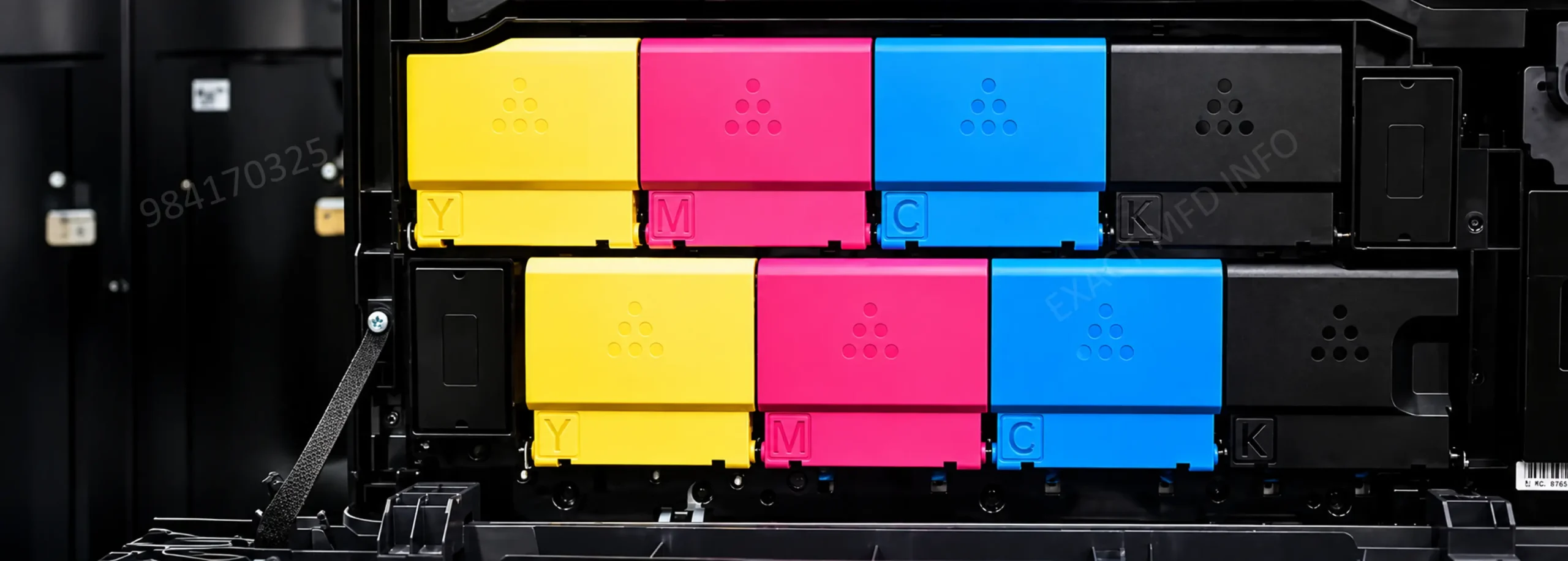 Industry-first dual toner container system
